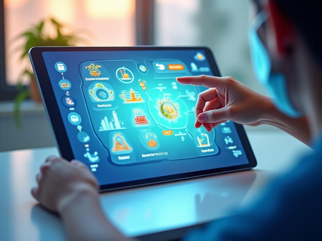 Plataforma de aprendizaje interactivo de biología