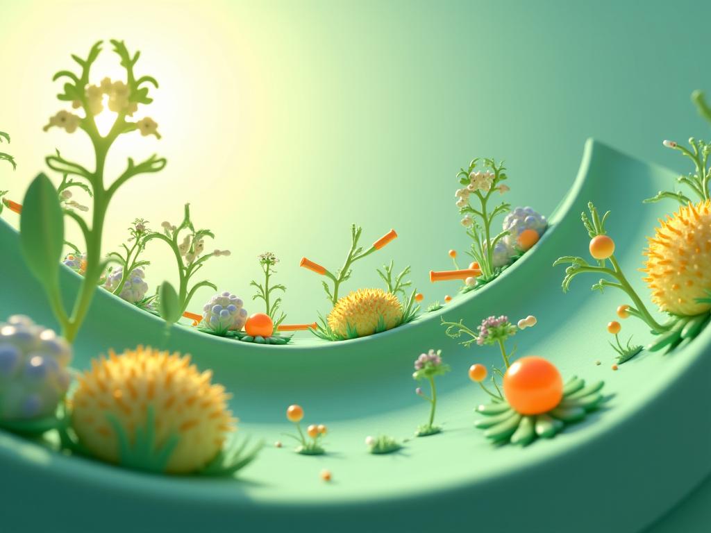 Animación 3D del proceso de fotosíntesis