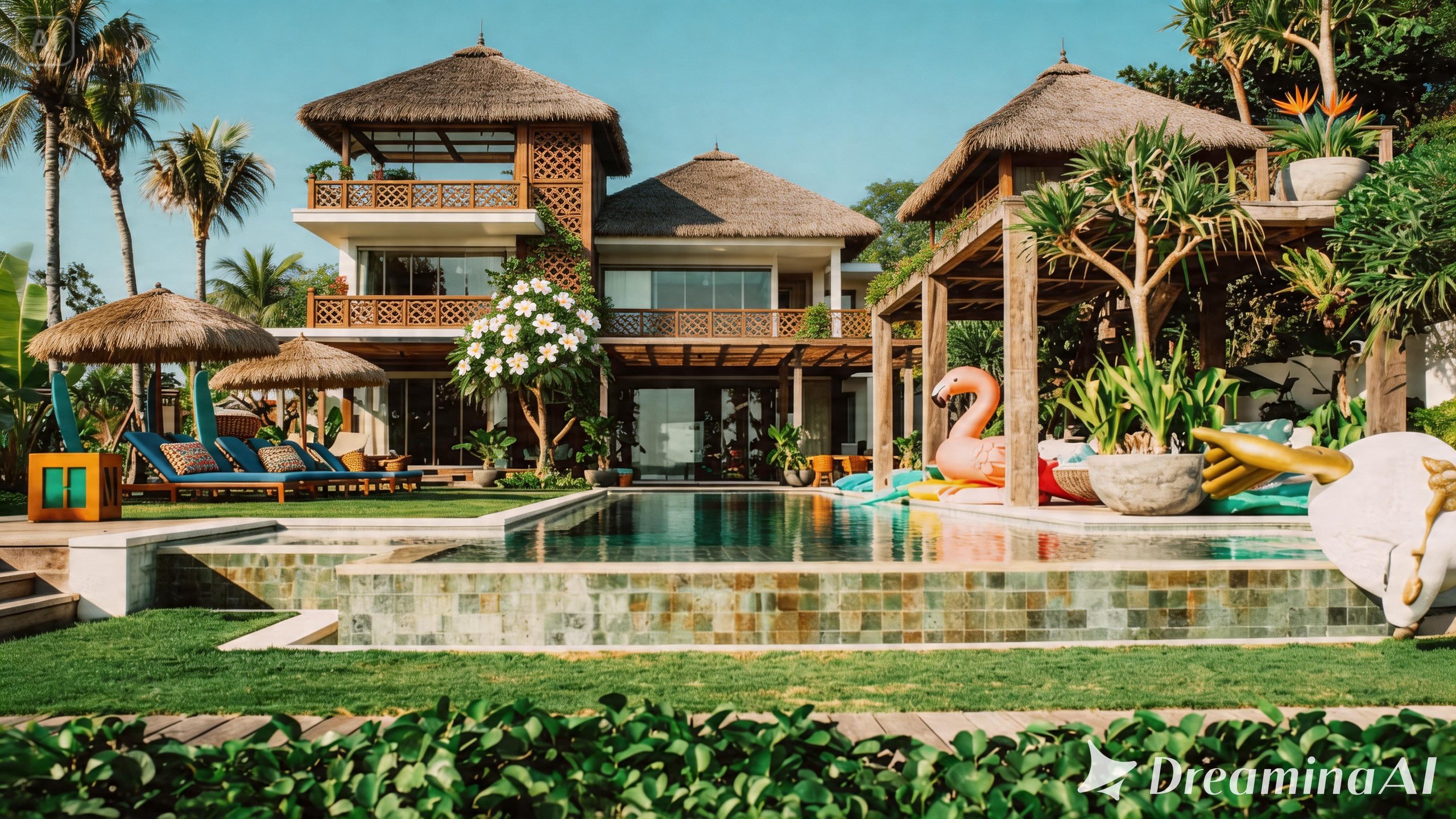 Tim Tukang Bangunan Bali sedang bekerja